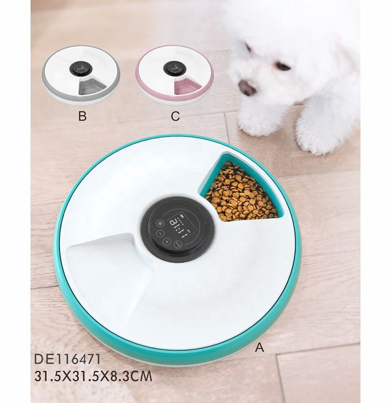 Smart Auto Pet Feeder — 6 Meal Timed Dispenser with Voice Recording
