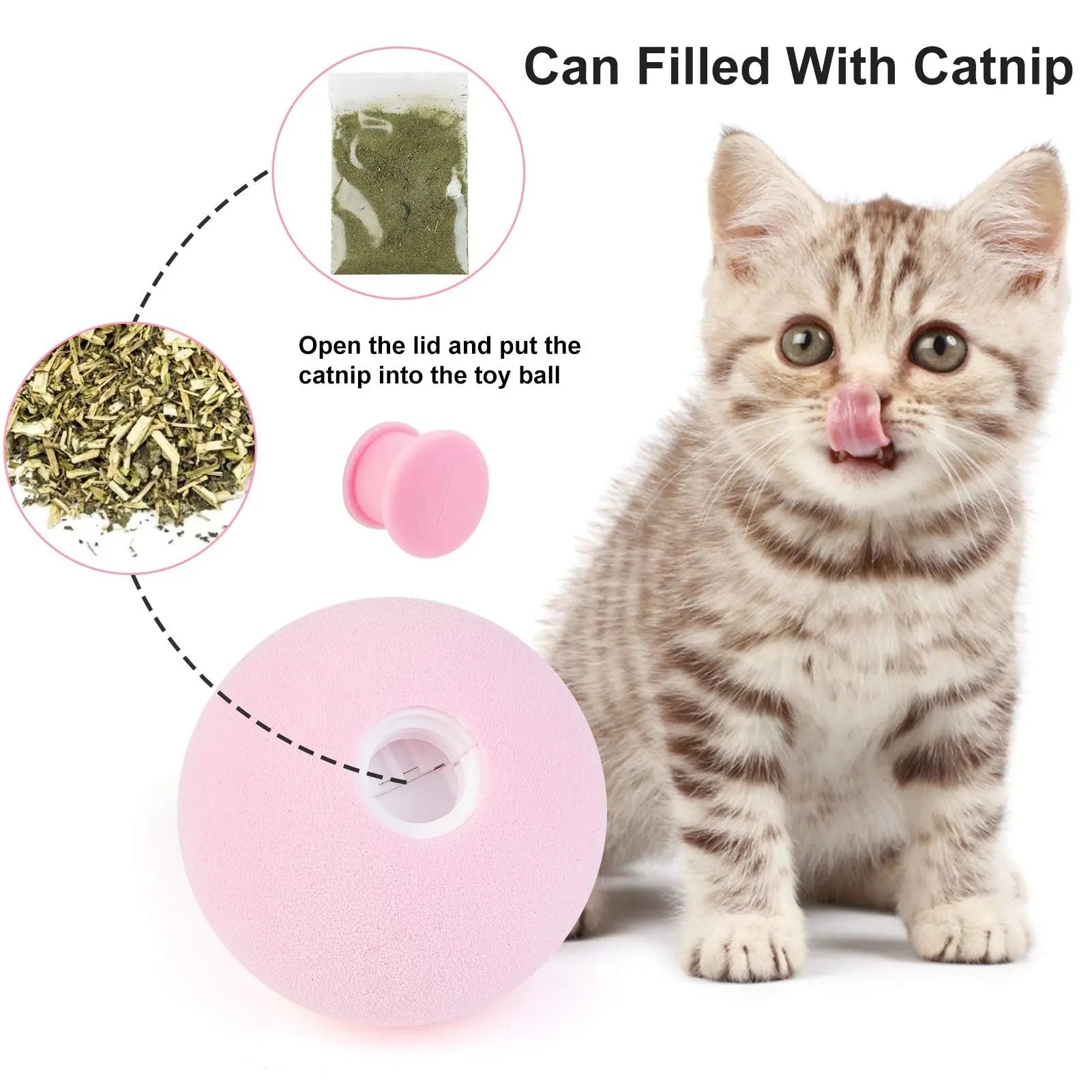 Interactive Catnip Ball Cat Toy eprolo