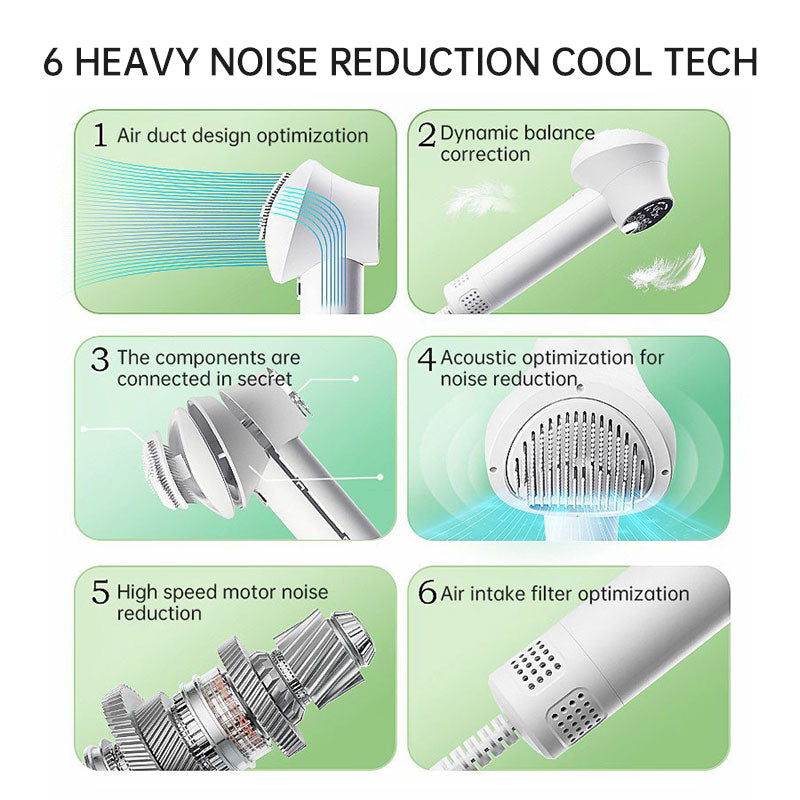 2-in-1 Smart Pet Hair Dryer & Grooming Comb — Dry & Detangle Without the Drama