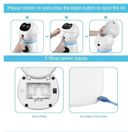 3.5L Automatic Robot Pet Feeder (Stainless Steel) eprolo