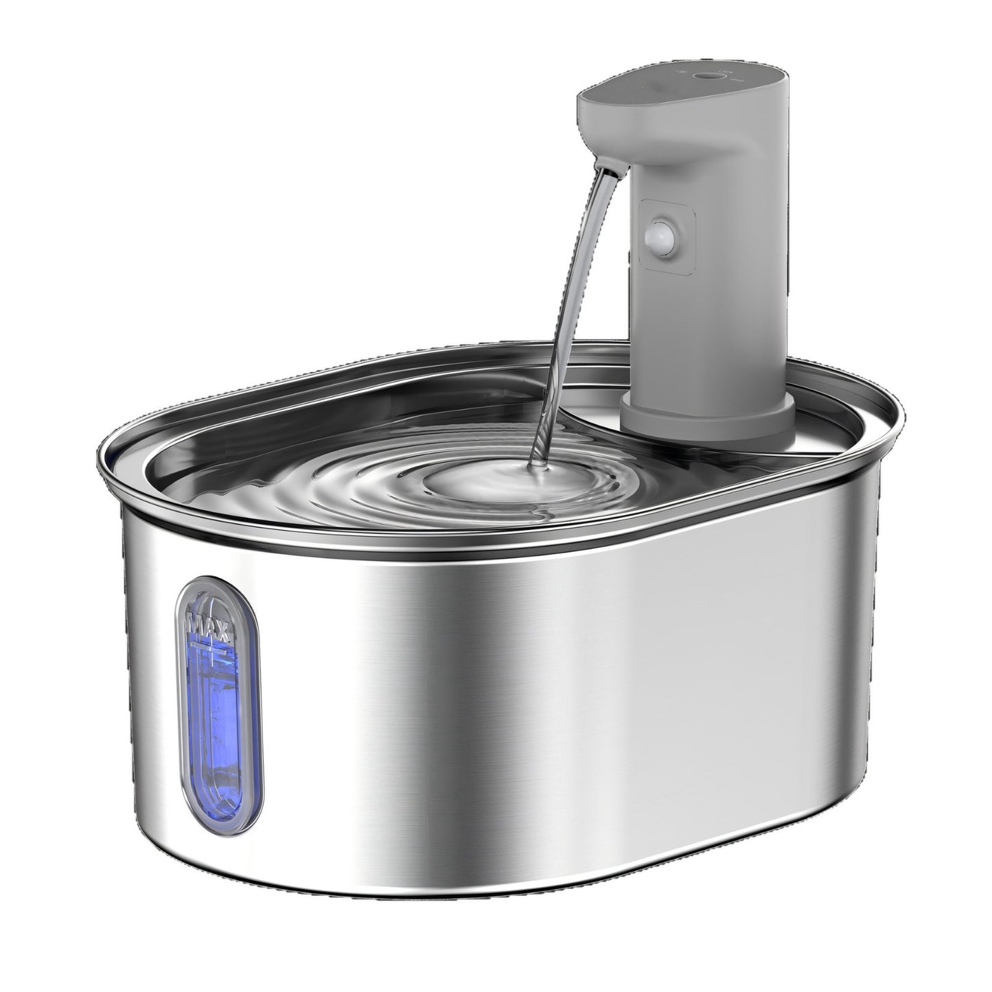 Stainless Steel Smart Cat Water Dispenser — 3L Wireless