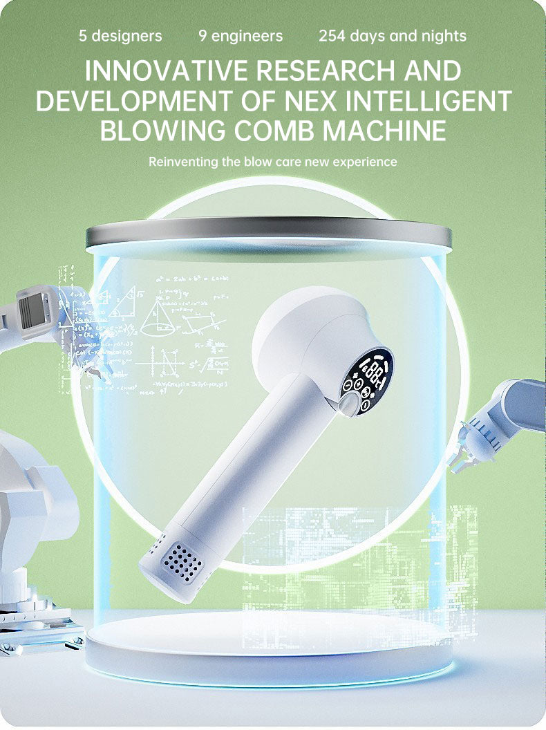 2-in-1 Smart Pet Hair Dryer & Grooming Comb — Dry & Detangle Without the Drama