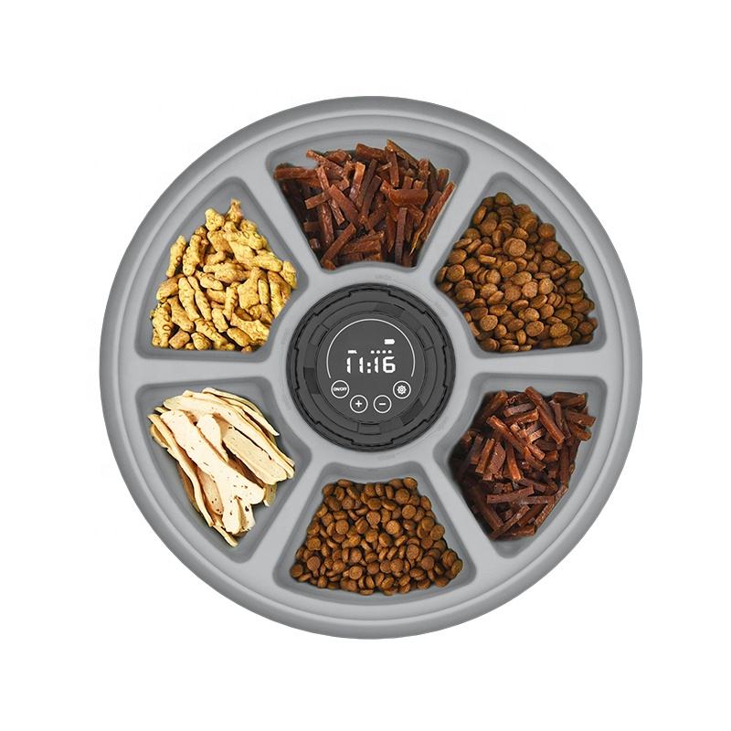 Smart Auto Pet Feeder — 6 Meal Timed Dispenser with Voice Recording