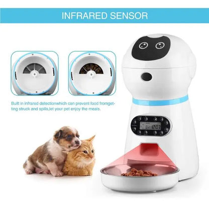 3.5L Automatic Robot Pet Feeder (Stainless Steel) eprolo