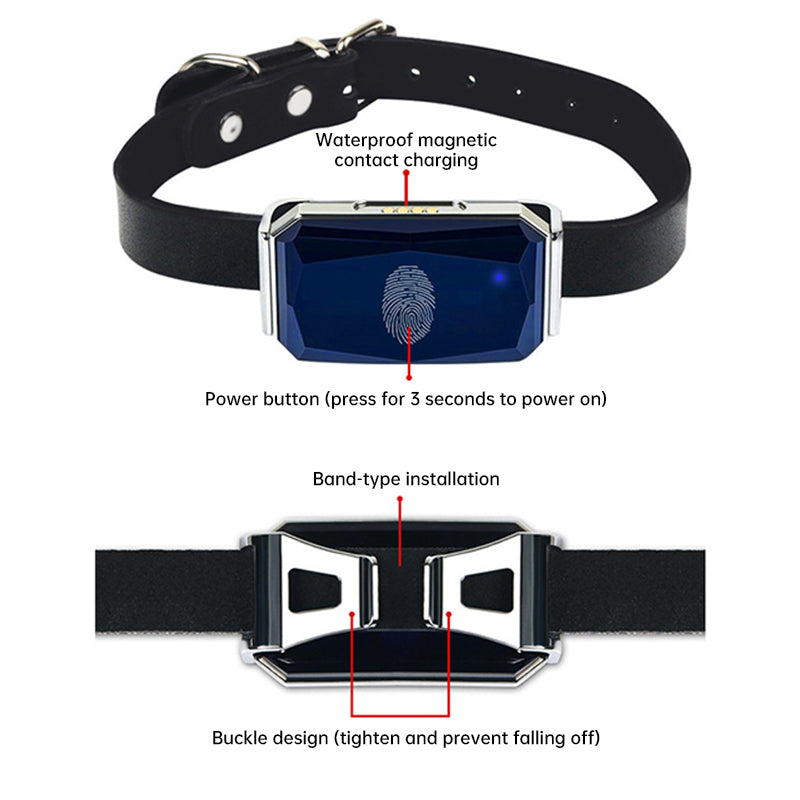 G12 Smart GPS Pet Tracker — Mini, Waterproof, Anti-Loss Collar for Dogs & Cats