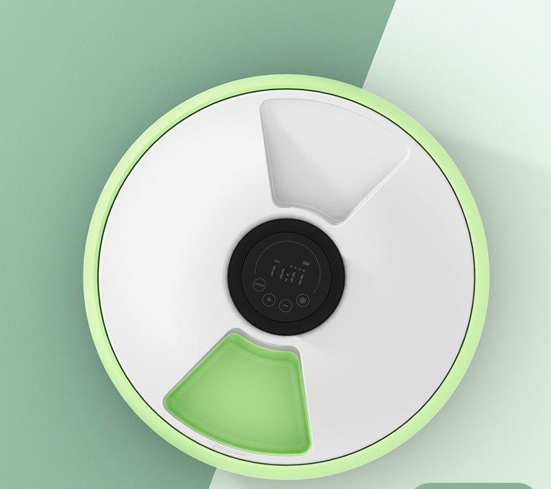 Smart Auto Pet Feeder — 6 Meal Timed Dispenser with Voice Recording