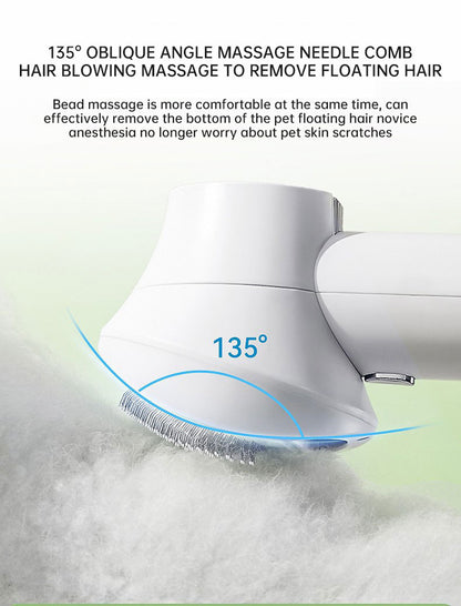 2-in-1 Smart Pet Hair Dryer & Grooming Comb — Dry & Detangle Without the Drama