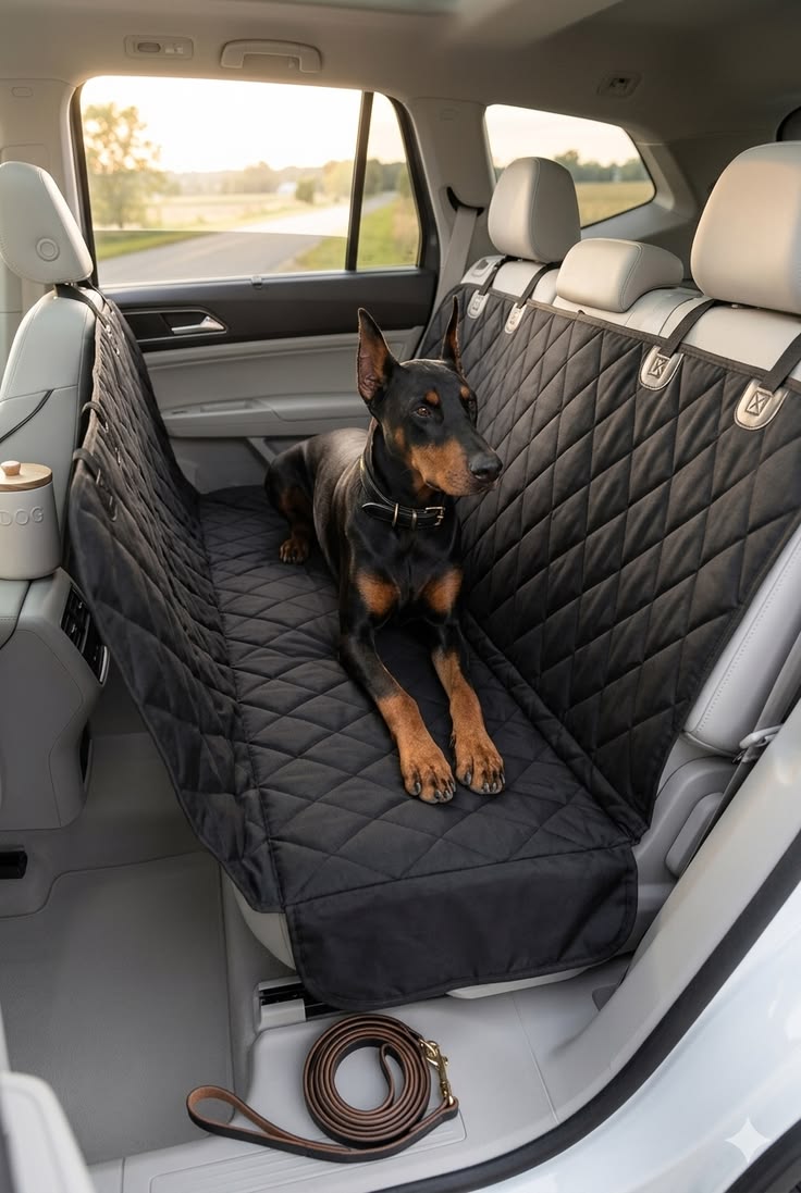 Waterproof Dog Car Seat Cover & Hammock — Protect Your Car on Every Trip