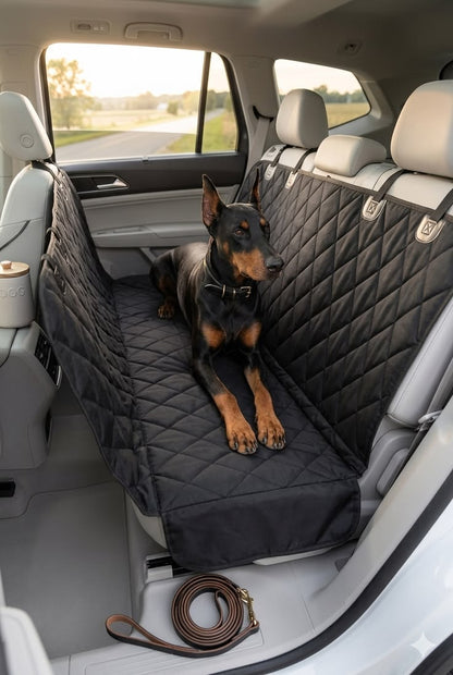 Waterproof Dog Car Seat Cover & Hammock — Protect Your Car on Every Trip