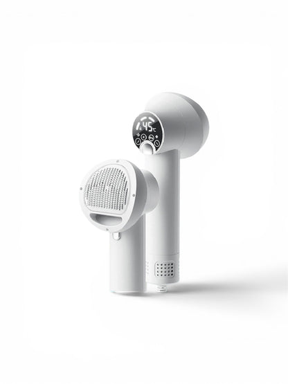 2-in-1 Smart Pet Hair Dryer & Grooming Comb — Dry & Detangle Without the Drama
