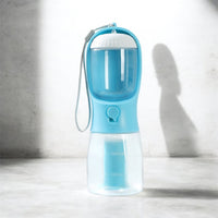 3-in-1 Portable Pet Water Bottle — Water, Food & Bags in One Hand