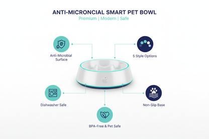 Benefits — Anti-Microbial Smart Pet Bowl