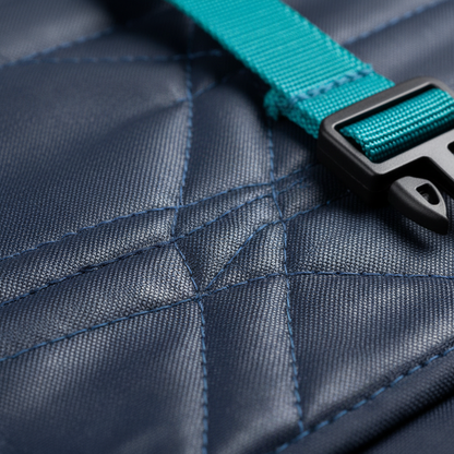 Close-up — Waterproof fabric and stitching detail