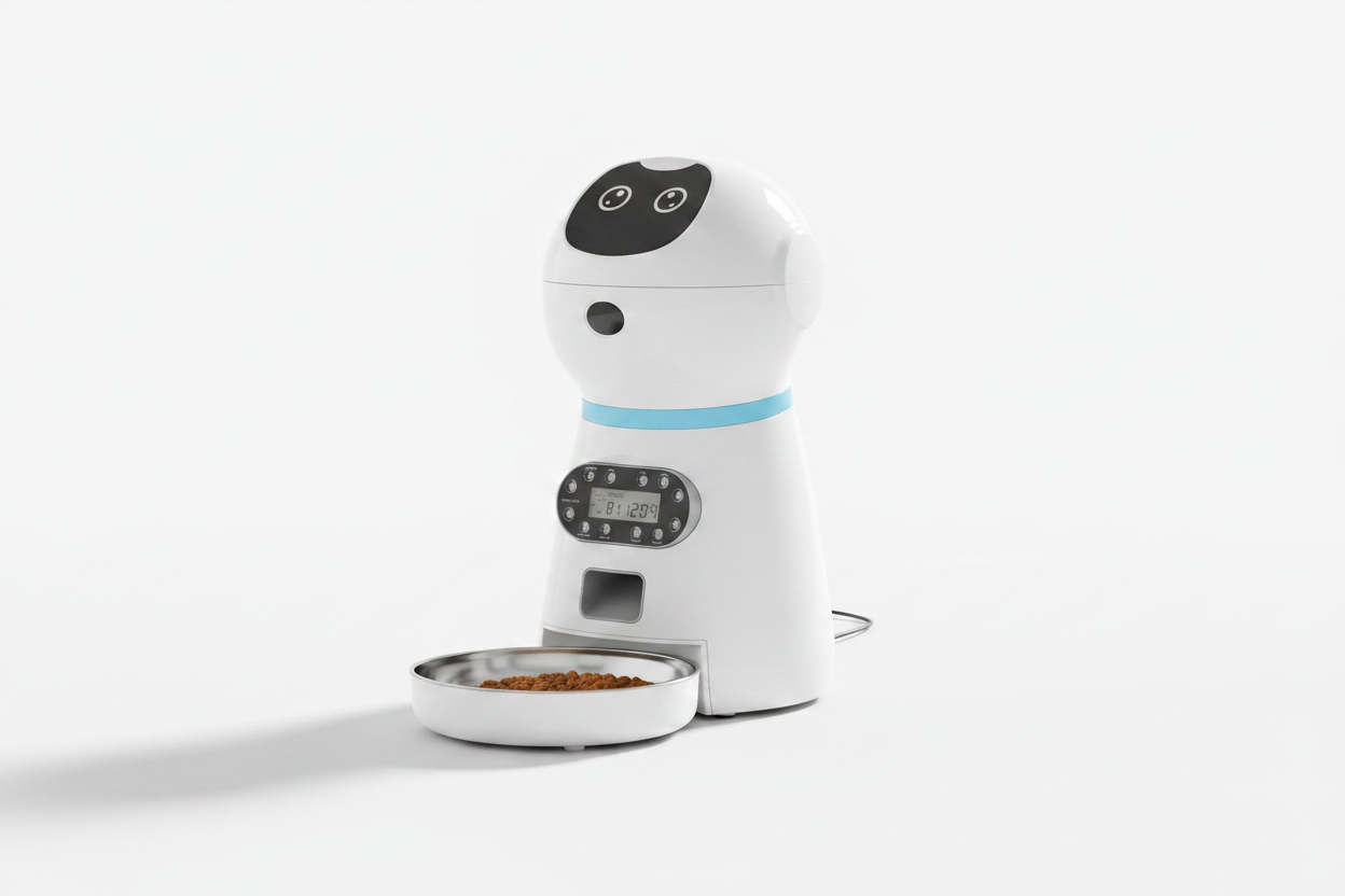 Hero — 3.5L Automatic Robot Pet Feeder (Stainless Steel)