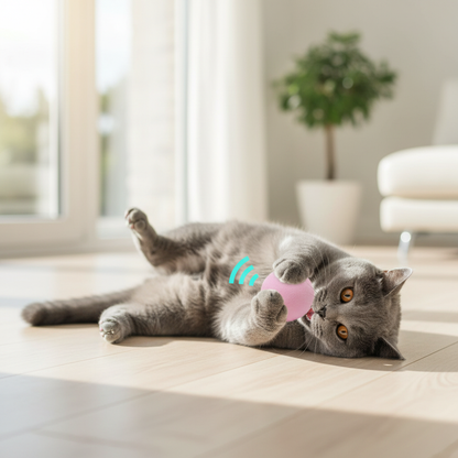 Interactive Catnip Ball Cat Toy